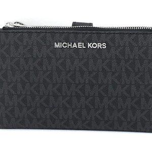 NWT Michael Kors 35F8STVW0B Jet Set Travel BLACK Wristlet
